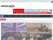 Tablet Screenshot of gercekbilim.com